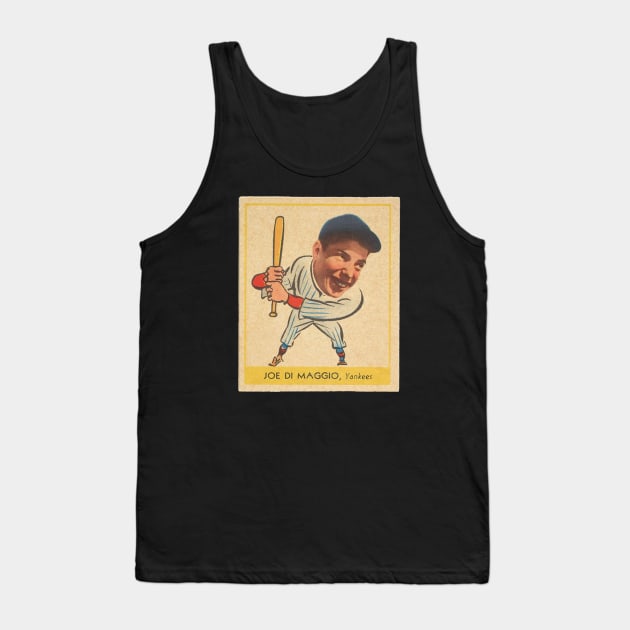 Joe DiMaggio 1938 Goudey Heads Up Tank Top by BlackBoxHobby